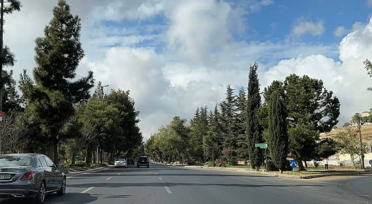 احدى شوارع العاصمة عمان