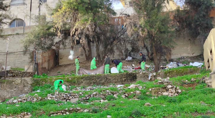 حملة أمانة عمان االكبرى للحد من إلقاء النفايات