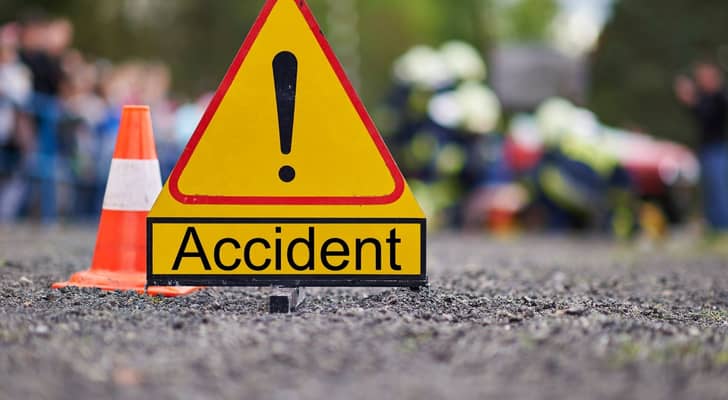 موقع حادث مروري