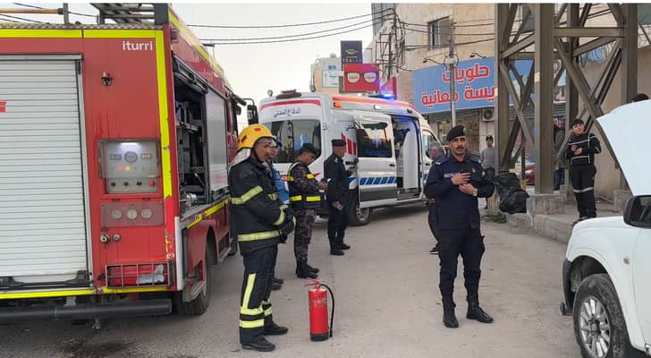 كوادر الدفاع المدني في محافظة المفرق