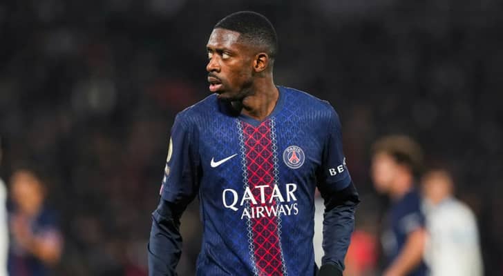 لاعب باريس سانجيرمان عثمان ديمبلي