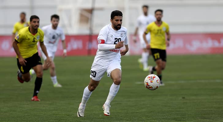 قائد فريق الرمثا حمزة الدردور