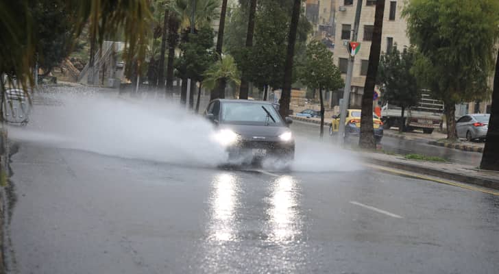 الأمطار في الأردن