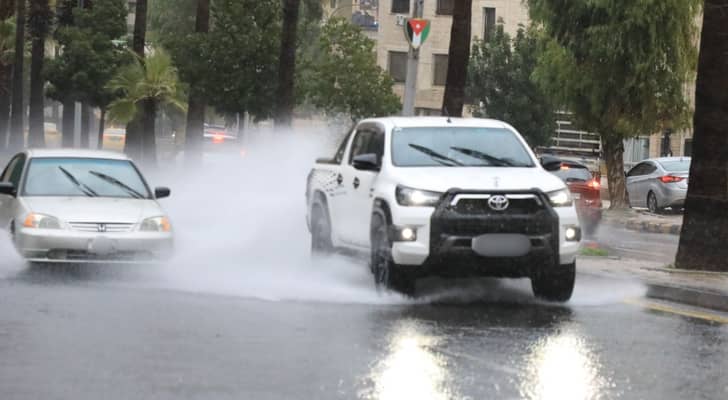 أمطار في العاصمة عمان