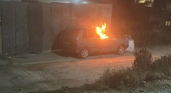 احراق مركبة