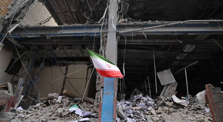 القصف على طهران
