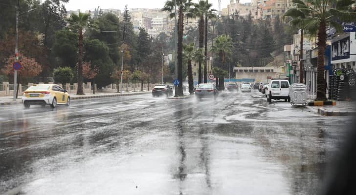 أمطار في الأردن - أرشيفية