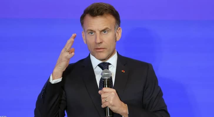 الرئيس الفرنسي إيمانوئيل ماكرون