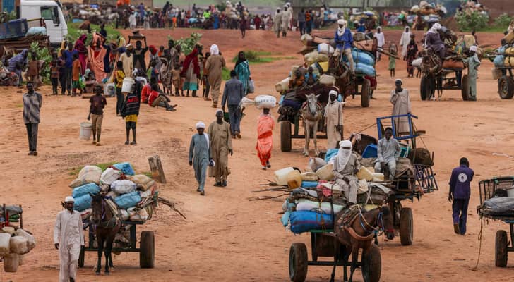النزوح في دارفور السودانية