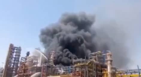 حريق في مصفاة نفط بولاية راجستان الهندية