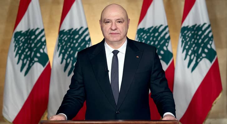 الرئيس اللبناني جوزاف عون