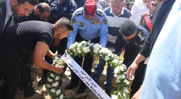 الأمن العام يشيع جثمان العريف محمد ظاهر بشير أبو رمان