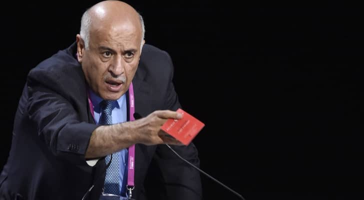 جبريل الرجوب، رئيس اتحاد كرة القدم الفلسطيني