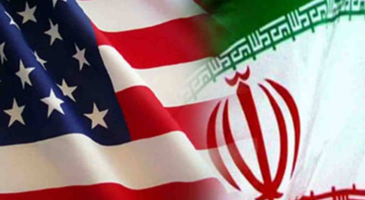 علم إيران و أمريكا