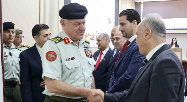 رئيس هيئة الأركان المشتركة يزور جامعة العلوم والتكنولوجيا الأردنية