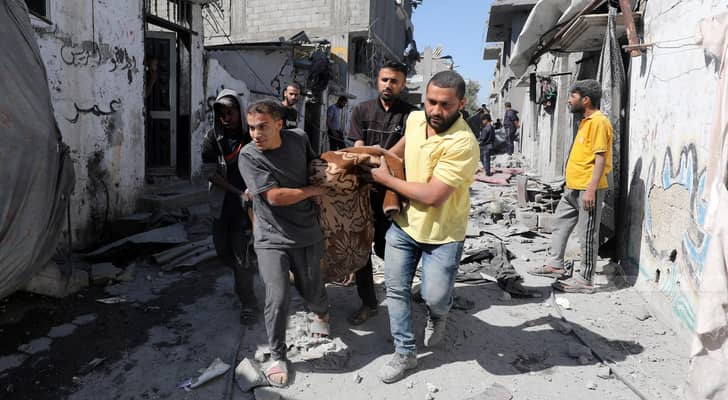 صورة من وكالة الانباء الفلسطينية