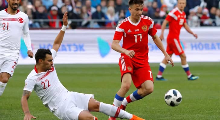 مباراة لمنتخب روسيا