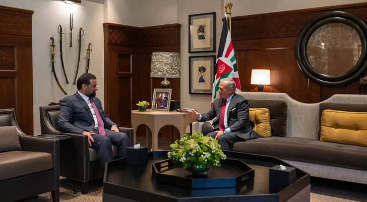 الملك ورئيس مجلس النواب العراقي
