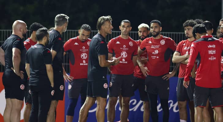 تدريبات منتخب تونس