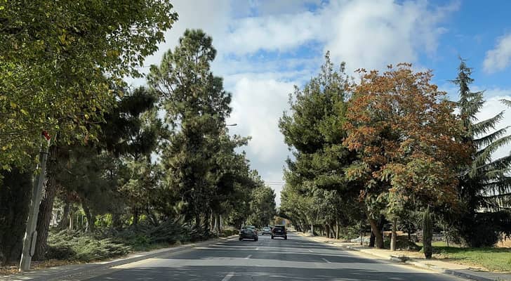 احدى شوارع العاصمة عمان