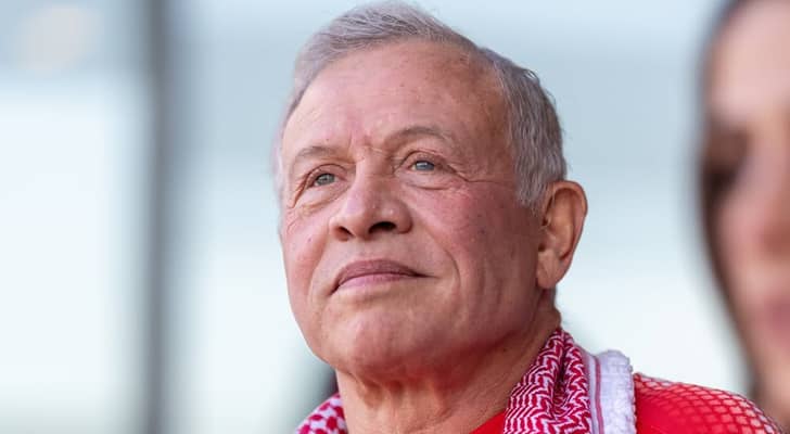 الملك وعدد من الأمراء يؤازرون النشامى من ستاد سان فرانسيسكو