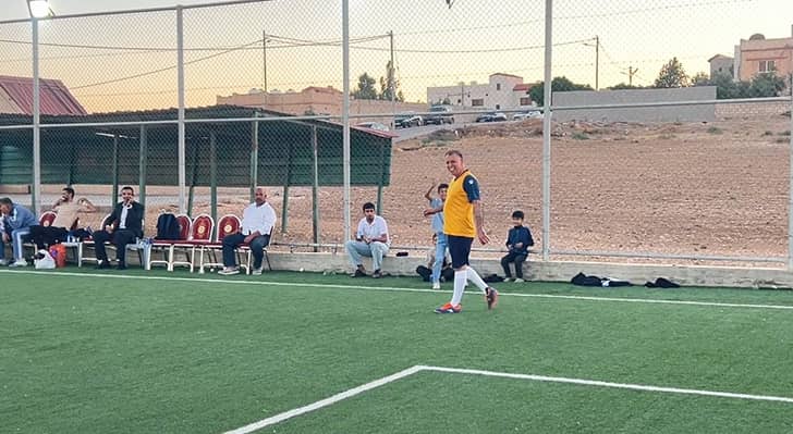 الفراية في مباراة قدامى لاعبي الأندية بالمفرق