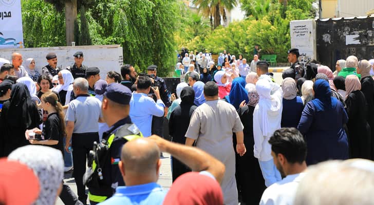 طلاب مدارس في الأردن