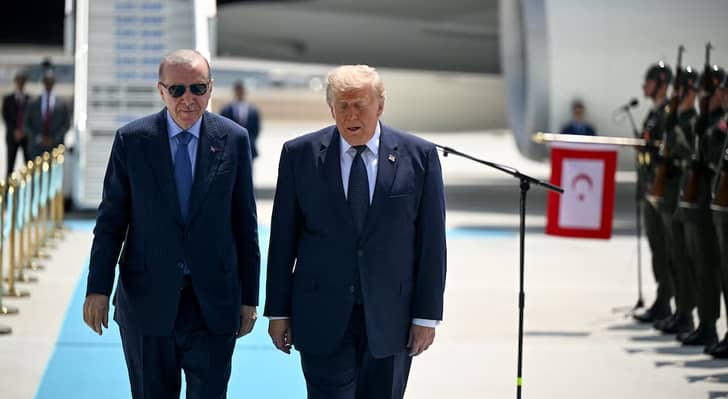 الرئيس الأمريكي دونالد ترمب والرئيس التركي رجب طيب أردوغان