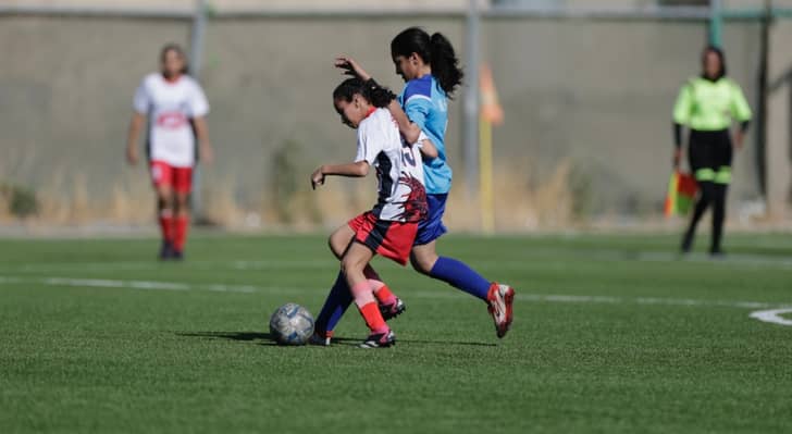 من منافسات دوري الناشئات