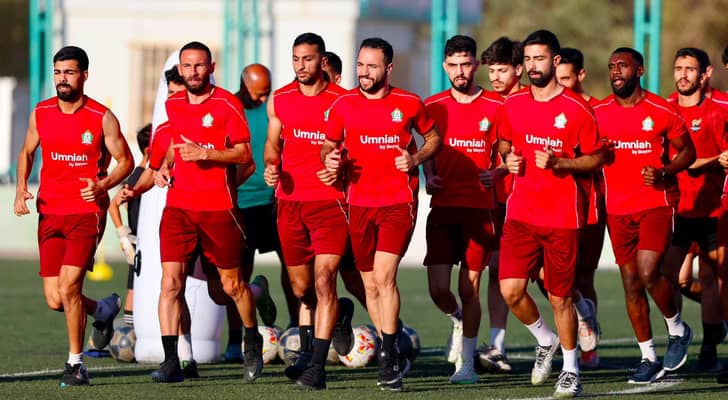 من تدريبات فريق الوحدات