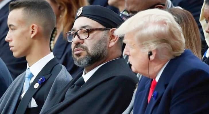 الرئيس الأمريكي دونالد ترمب وملك المغرب محمد السادس