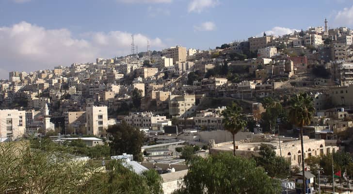 وسط العاصمة عمان