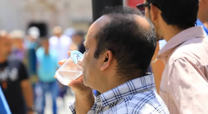 تعرض مباشر لأشعة الشمس