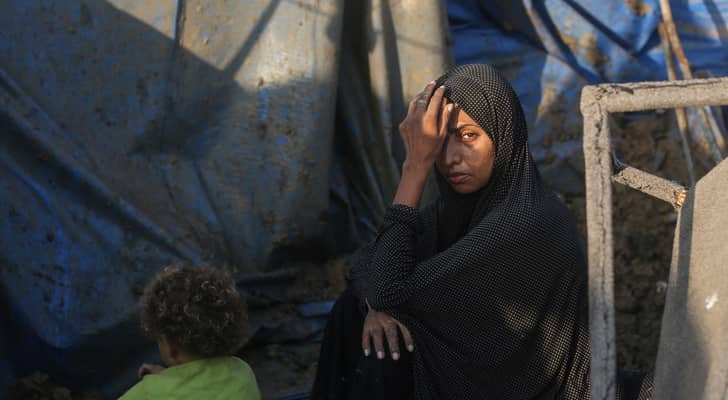 امرأة في قطاع غزة