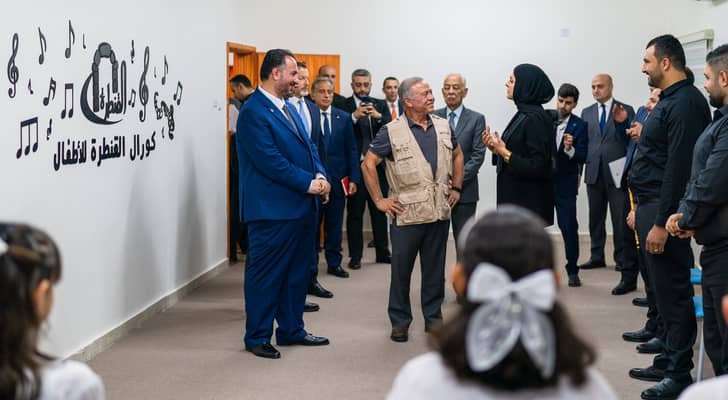 لقطات من زيارة جلالة الملك لمحافظة معان