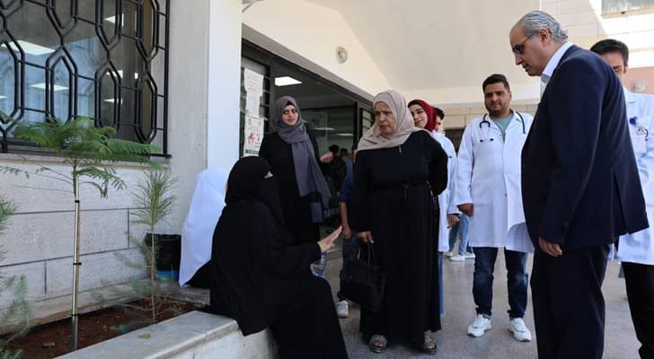 الصحة: لا مواعيد للمرضى الجدد في عيادات البشير وحمزة اعتبارا من الثلاثاء