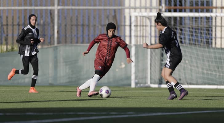 من مباراة شفا بدران والبتراء