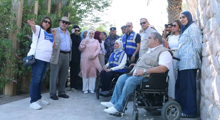 افتتاح مشروع "الشاطئ المهيأ والحديقة الدامجة