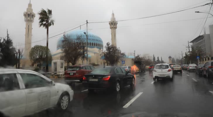 أمطار في الأردن _ أرشيفية