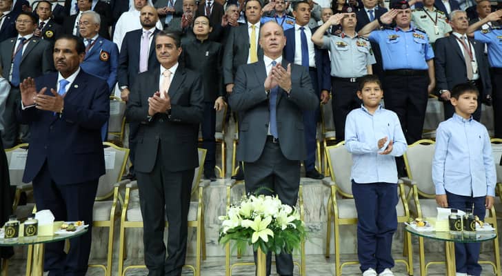 الأمير فيصل بن الحسين في حفل الافتتاح