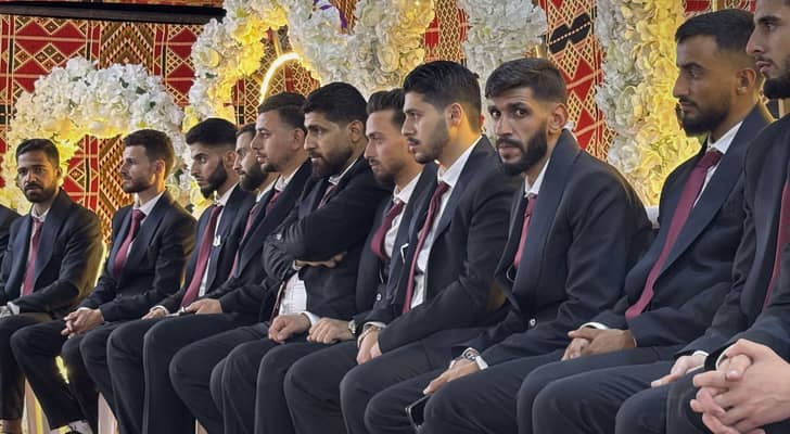 زفاف جماعي لـ40 شابا وشابة في ريف دمشق بسوريا