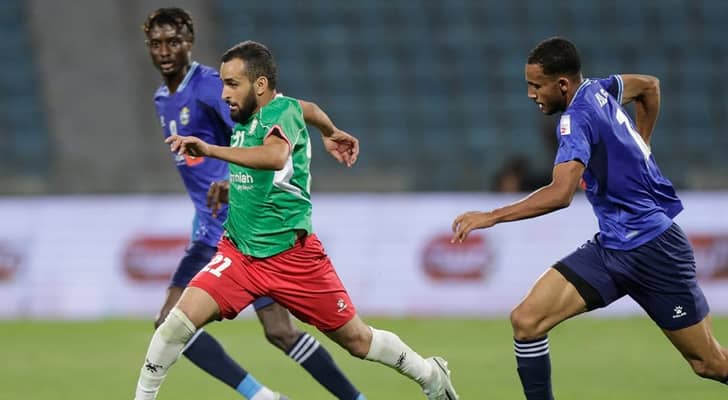 من مباراة الجولة الماضية بين الوحدات والسلط