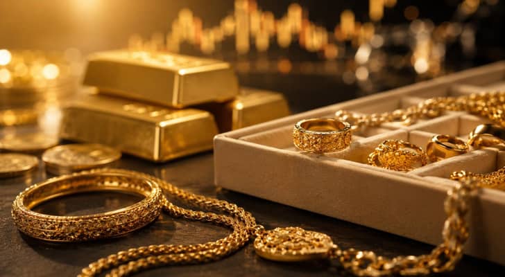 ارتفاع أسعار الذهب في التداولات الفورية ليوم الجمعة