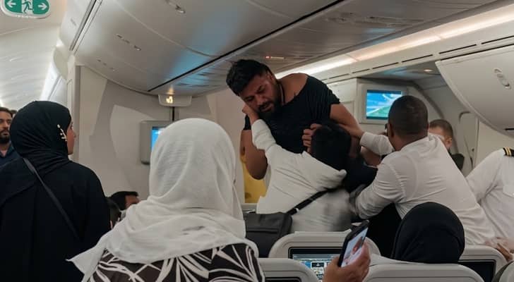 مشاجرة بالأيدي على متن طائرة بنغلاديشية كانت في طريقها...