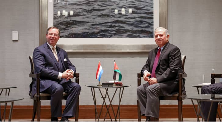 الملك يلتقي الرئيس القبرصي ودوق لكسمبورغ في نيويورك