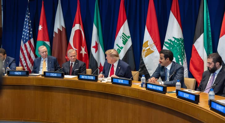 الملك يشارك في اجتماع متعدد الأطراف بدعوة من الرئيس الأمريكي