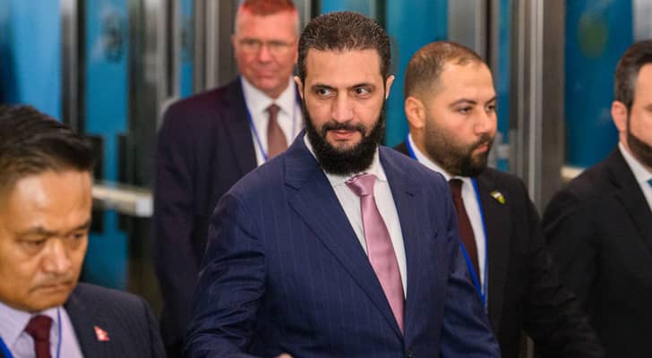 الشرع: الجولان أرض سورية وفق قرارات الأمم المتحدة ولا مجال للنقاش بشأنه