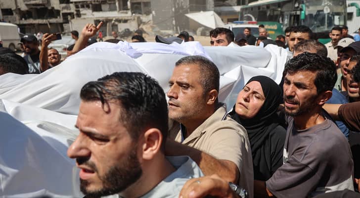 تشييع شهيد من قطاع غزة