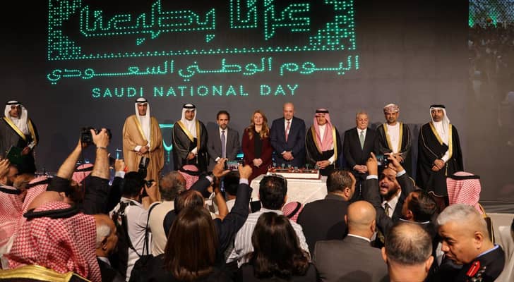 سفارة المملكة العربية السعودية في الأردن تحتفل باليوم الوطني الـ 96
